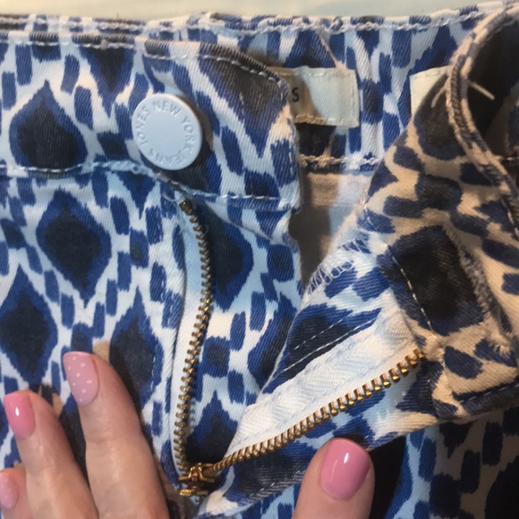 Patterned Denim Skirt Size 16 - Picture 4 of 8